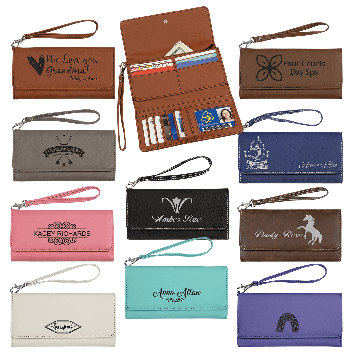 Wallet with Wrist Strap