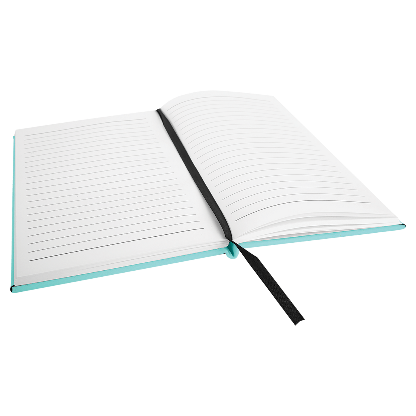 5 1/4" x 8 1/4" Laserable Leatherette Sketch Book with Unlined Notepad