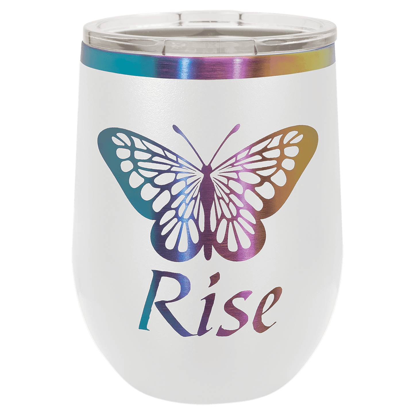 White/Prism Polar Camel 12 oz. Stemless Wine Tumbler