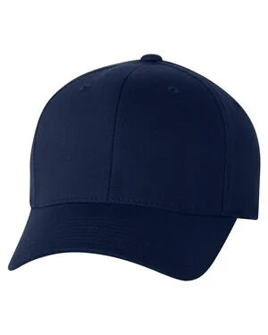 Custom Leather Patch Fitted Hat – FlexFit 6277