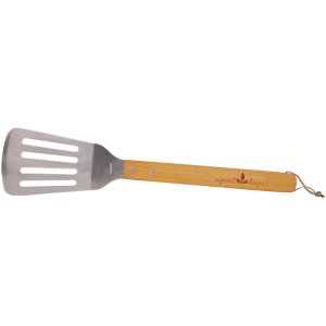 Stainless Steel BBQ Spatula with Bamboo Handle – Custom Engraved