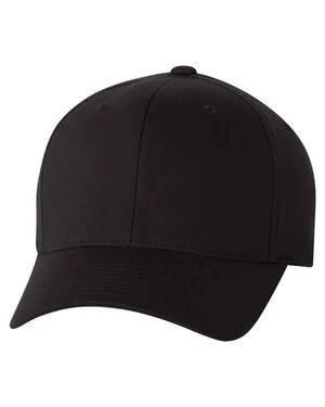 Custom Leather Patch Fitted Hat – FlexFit 6277