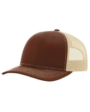 Custom Leather Patch Trucker Hat – Richardson 112