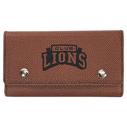 Football Laserable Leatherette Card & Dice Set