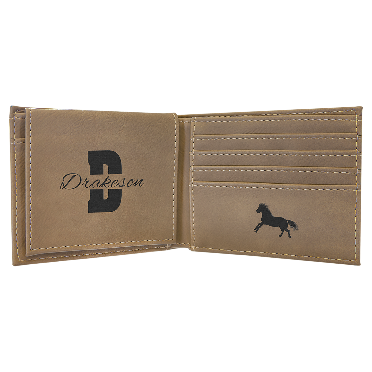 Bi-Fold Wallet with Flip ID Display