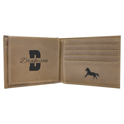Bi-Fold Wallet with Flip ID Display