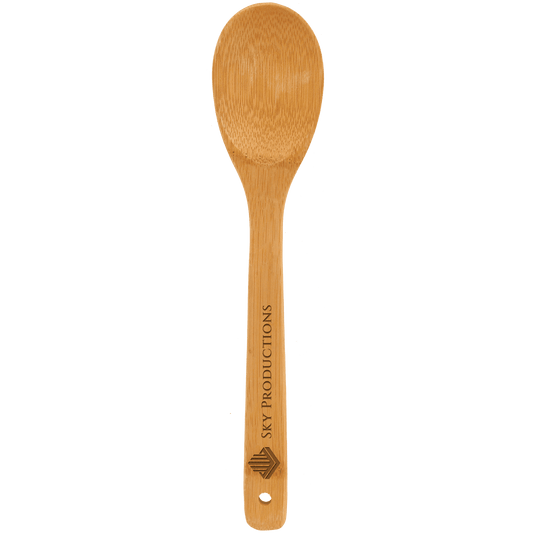 Bamboo Salad Spoon – Custom Laser Engraved