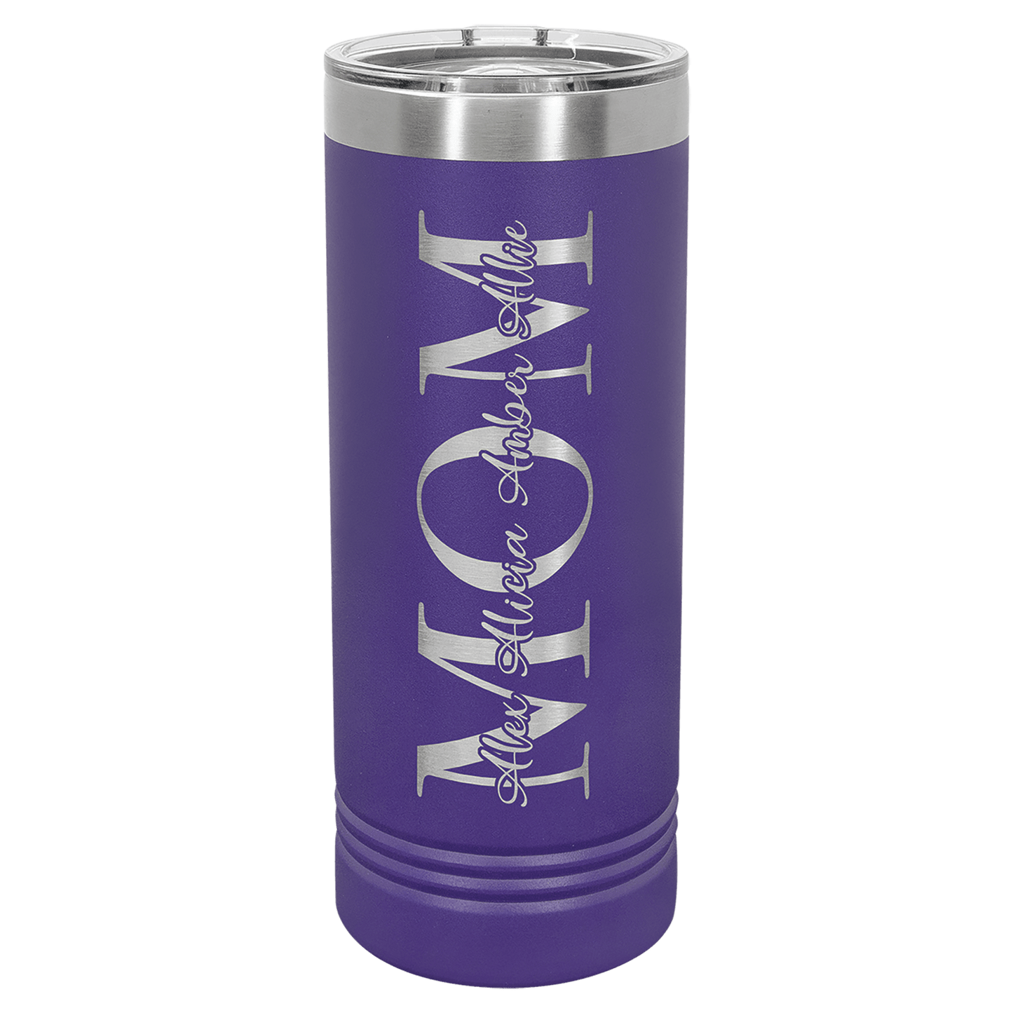 Purple Polar Camel 22 oz. Skinny Tumbler with Slider Lid