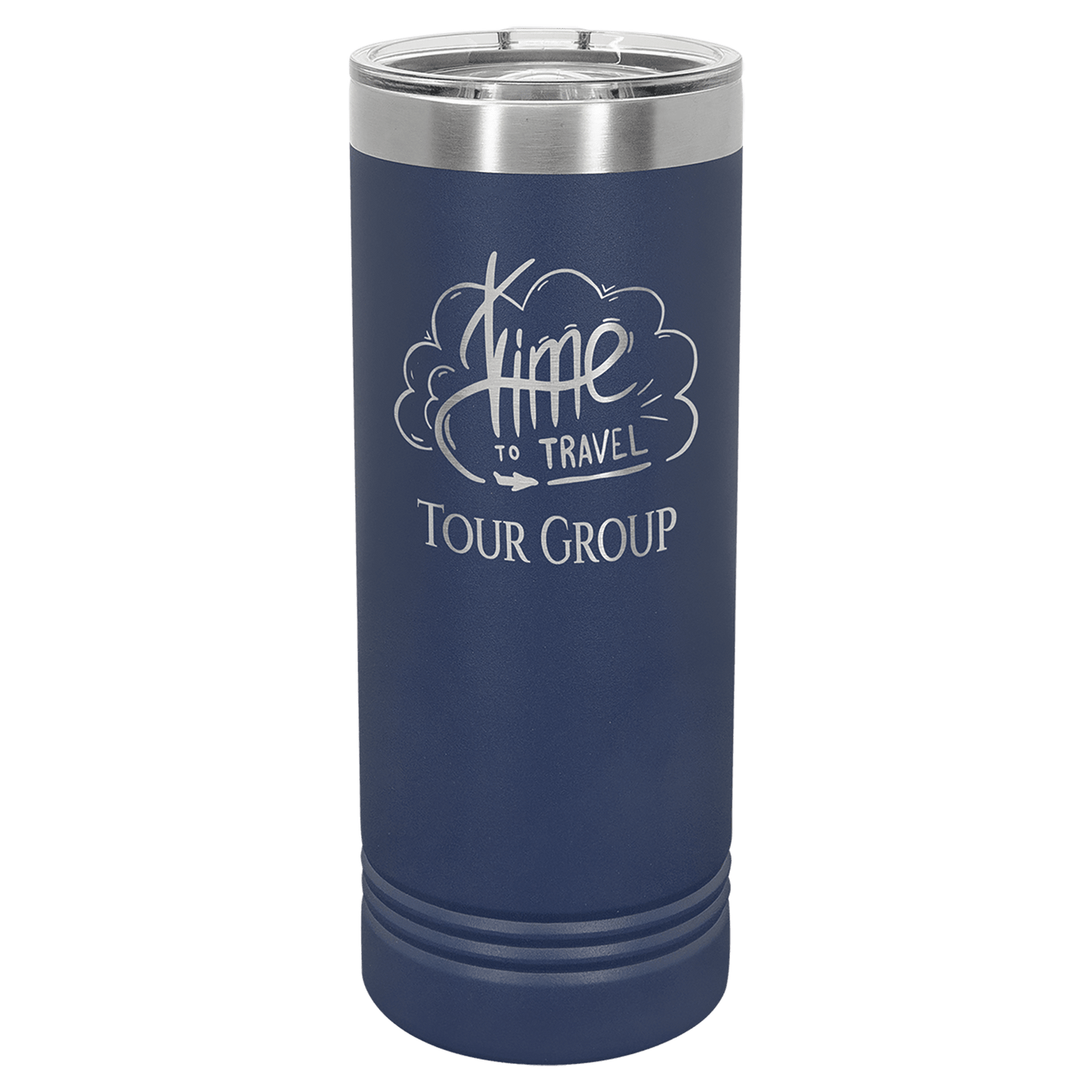 Navy Blue Polar Camel 22 oz. Skinny Tumbler with Slider Lid
