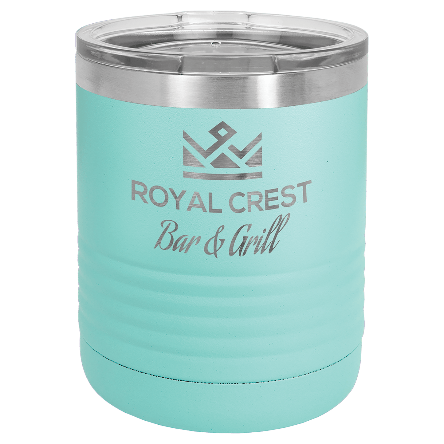 Teal Vacuum Insulated Ringneck Tumbler with Clear Polar Camel 10 oz. Lid