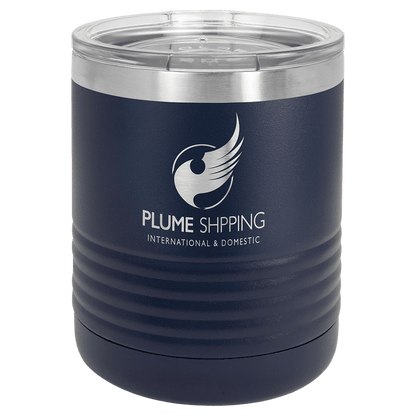 Navy Blue Vacuum Insulated Ringneck Tumbler with Clear Polar Camel 10 oz. Lid