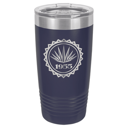 Navy Blue Polar Camel 20 oz. Ringneck Tumbler with Logo Lid