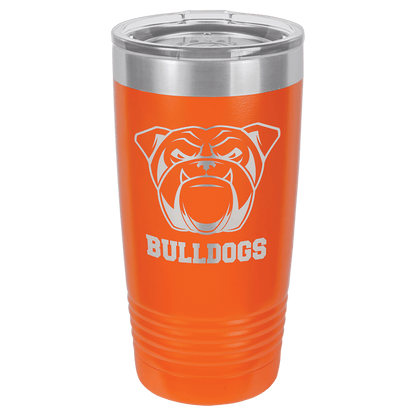 Orange Polar Camel 20 oz. Ringneck Tumbler with Logo Lid