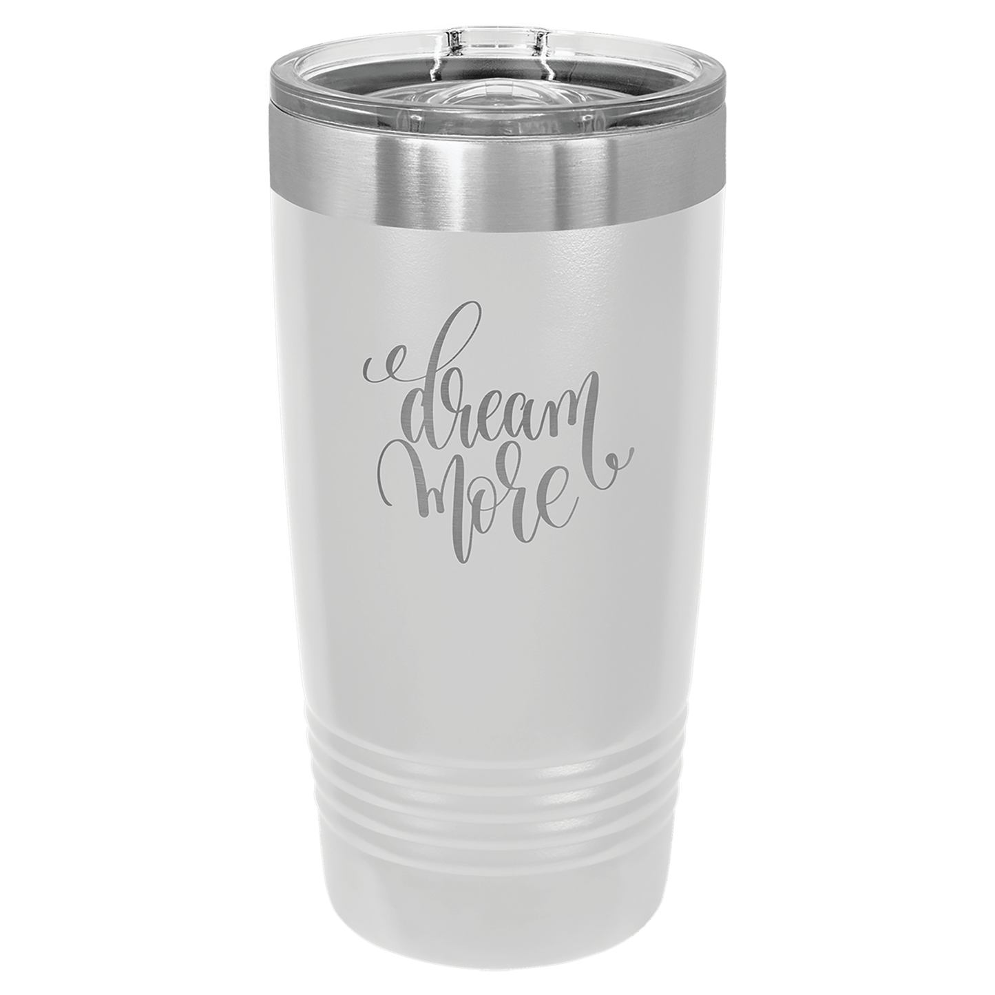 White Polar Camel 20 oz. Ringneck Tumbler with Slider Lid