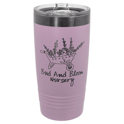 Moody Lilac/Ghost Black ION-Plated Black Polar Camel 20 oz. Ringneck Tumbler with Slider Lid