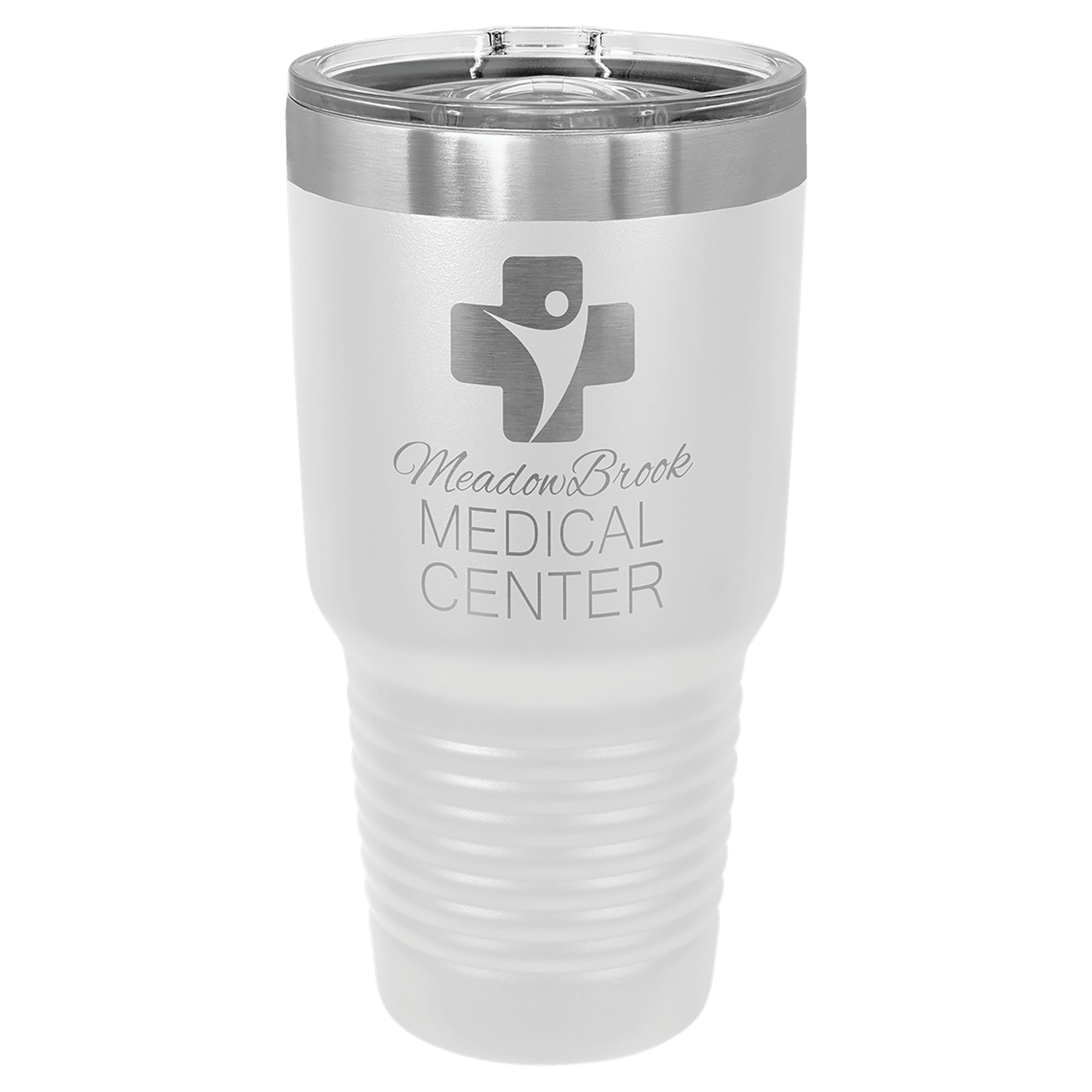 White Polar Camel 30 oz. Ringneck Tumbler with Slider Lid