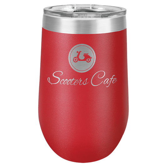 Red Polar Camel 16 oz. Vacuum Insulated Stemless Tumbler with Lid