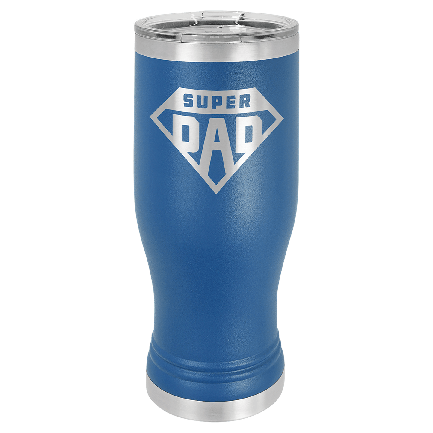 Royal Blue 20 oz. Pilsner with Clear Polar Camel Lid