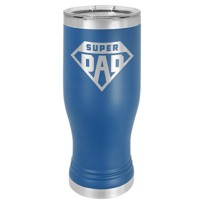 Royal Blue 20 oz. Pilsner with Clear Polar Camel Lid