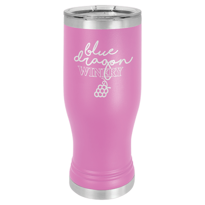 Light Purple 20 oz. Pilsner with Clear Polar Camel Lid