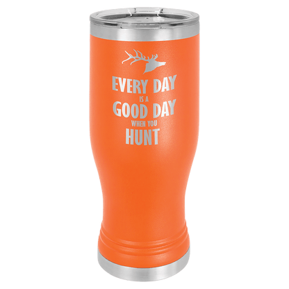 Orange 20 oz. Pilsner with Clear Polar Camel Lid