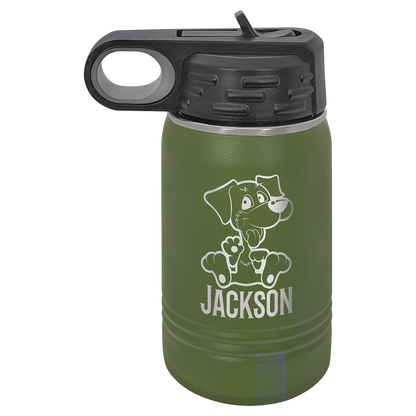 12oz Stainless Steel Water Bottle