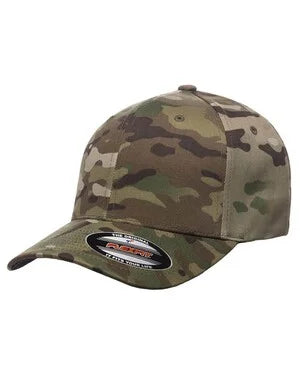Custom Leather Patch Fitted Hat – FlexFit 6277