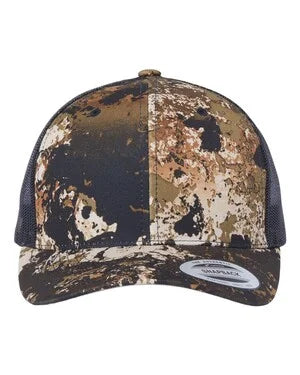 Custom Leather Patch YP Classics 6606 Retro Trucker Hat
