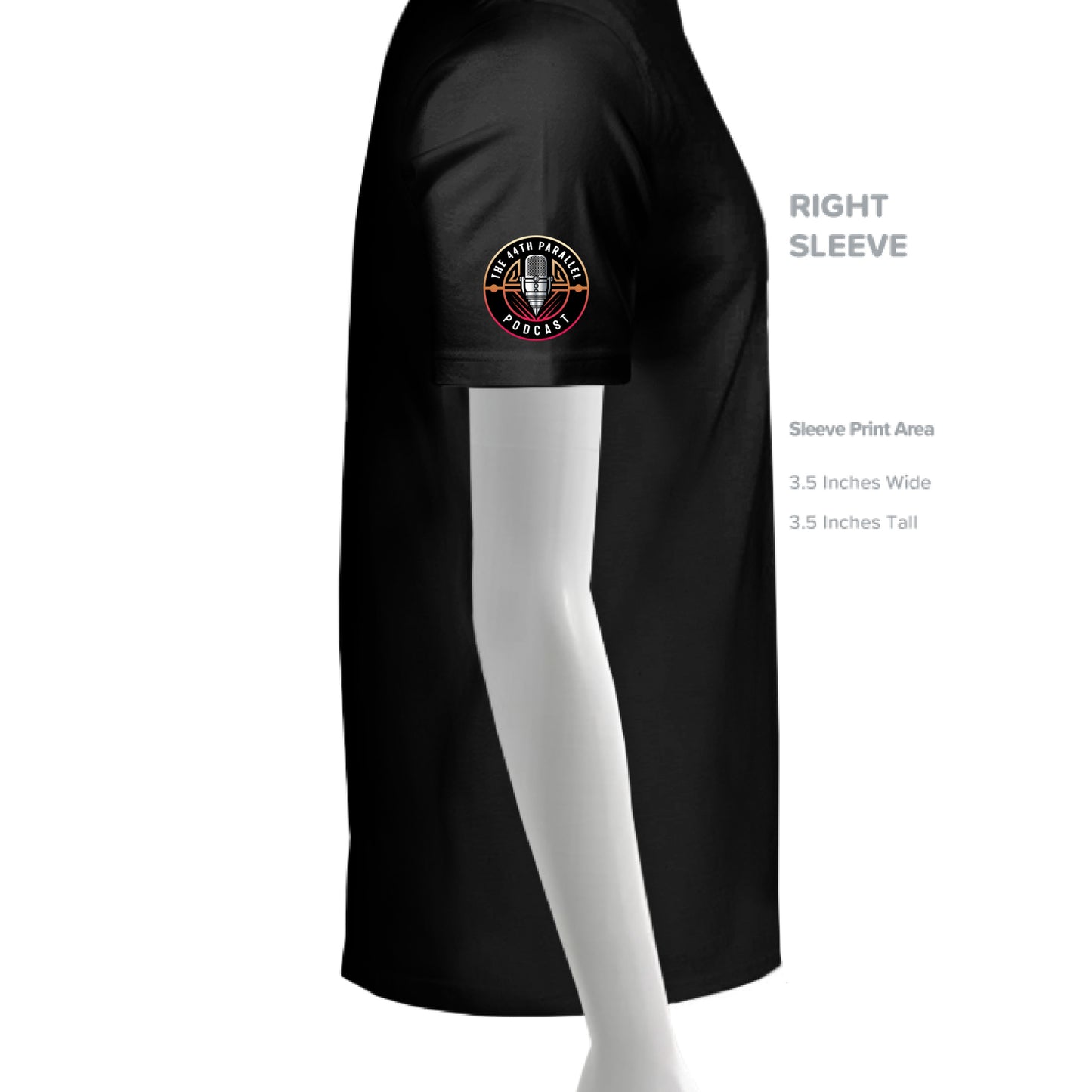 SLD BLK TRIBLEND - SLEEVE_RIGHT