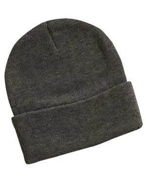 Custom Leather Patch Knit Beanie – Sportsman SP12