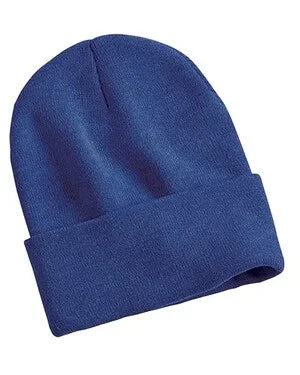 Custom Leather Patch Knit Beanie – Sportsman SP12