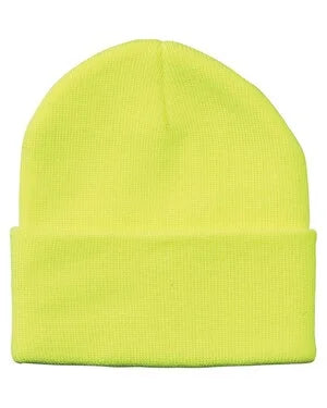 Custom Leather Patch Knit Beanie – Sportsman SP12