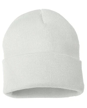 Custom Leather Patch Knit Beanie – Sportsman SP12